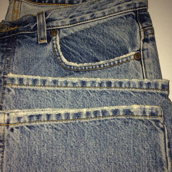 Express precision fit 11/12 L distressed blue jean - Picture 8 of 8